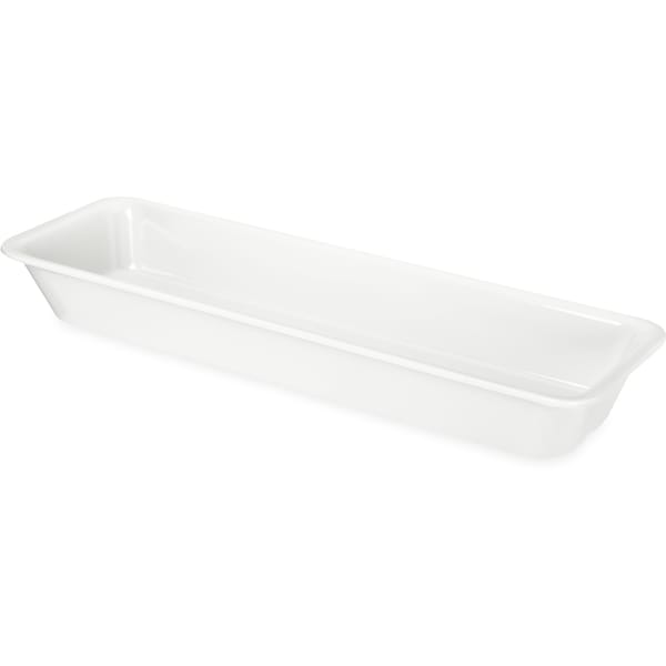 Carlisle Foodservice Half Long Pan, 2.5", BavarianCream, PK6 - 5552837