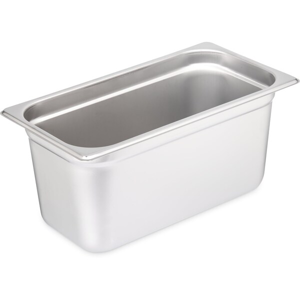Carlisle Foodservice Lt Ga. SS Steam Table Pan, 1/3, 6", PK6 - 607136