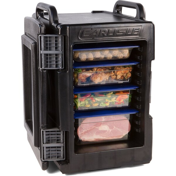 Carlisle Foodservice End Load Insulated Pan Carrier, 2.5", Onyx - IT40003