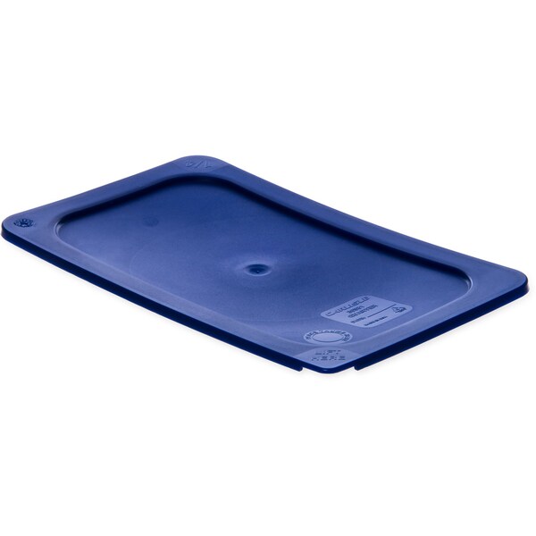 Carlisle Foodservice Lid, Food Pan, 1/4, Dark Blue, PK6 - 3058160