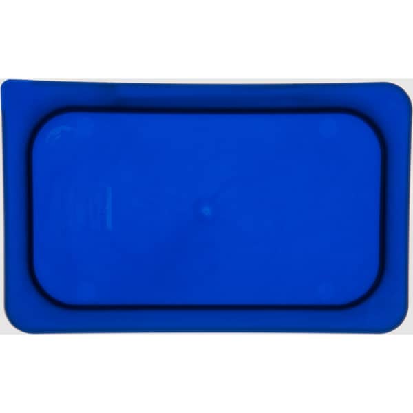 Carlisle Foodservice Lid, Food Pan, 1/4, Dark Blue, PK6 - 3058160