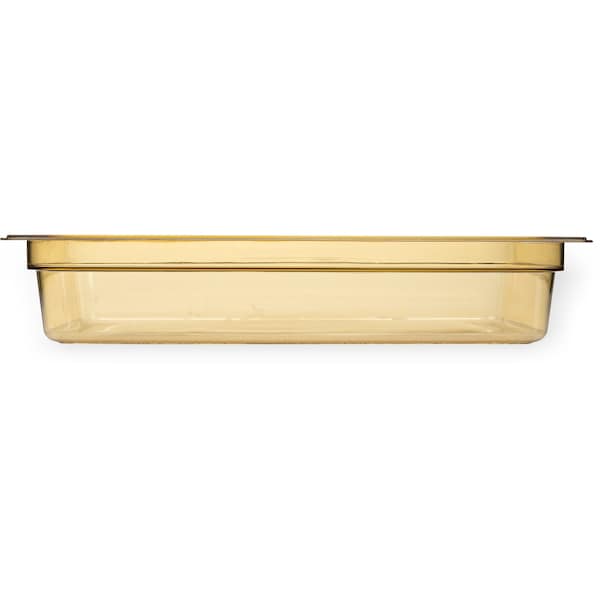 Carlisle Foodservice Full Food Pan HH, 4" D, Amber, PK6 - 10401B13