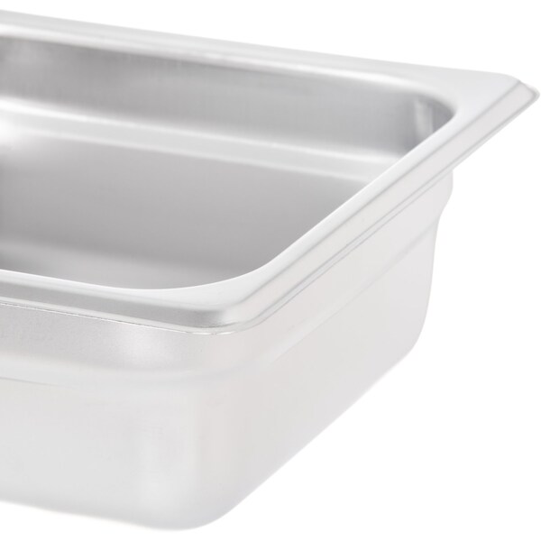 Carlisle Foodservice Lt Ga. SS Steam Table Pan, 1/6, 2.5", PK6 - 607162