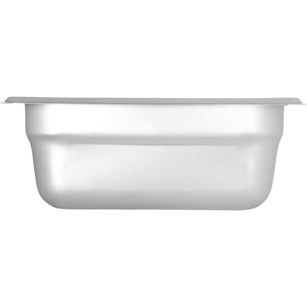 Carlisle Foodservice Lt Ga. SS Steam Table Pan, 1/6, 2.5", PK6 - 607162
