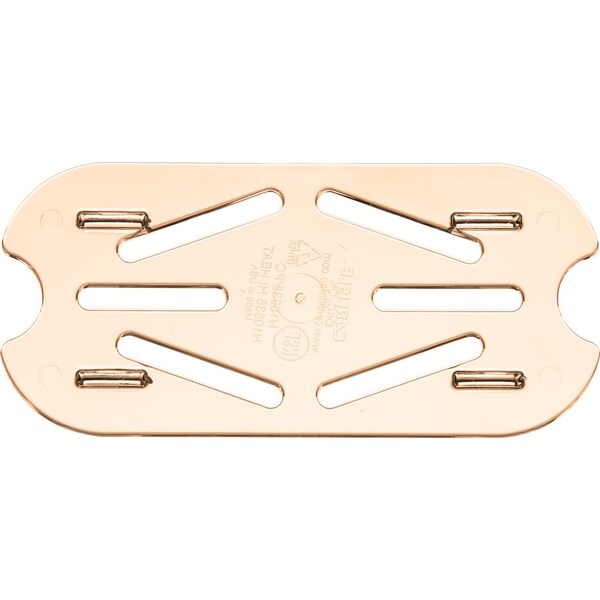 Carlisle Foodservice Drain Grate, Food Pan HH, 1/9, Amber, PK6 - 1053513