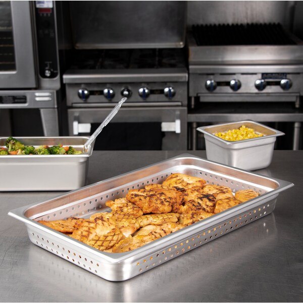 Carlisle Foodservice DuraPan, Full, Prfrt Stm Tbl Pan, 2.5", PK6 - 607002P