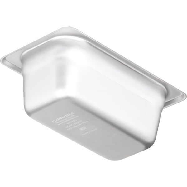Carlisle Foodservice Lt Ga. SS Steam Table Pan, 1/9, 2.5", PK6 - 607192