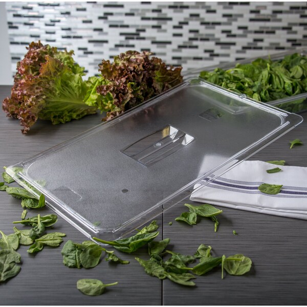 Carlisle Foodservice Univ Handled Lid, Full Food Pan PC, PK6 - 10210U07
