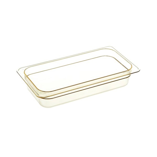 Cambro Hot Pan Third X 2 1/2 In Amber - 32HP772