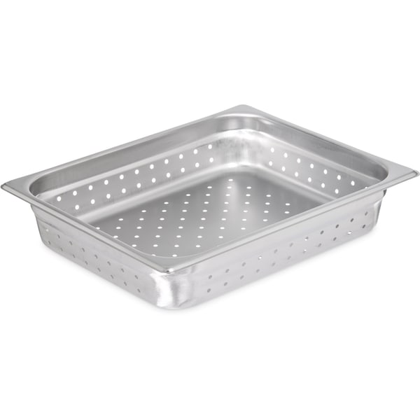 Carlisle Foodservice DuraPan, Hlf Sz, Prf Stm Tbl Pan, 2.5", PK6 - 607122P