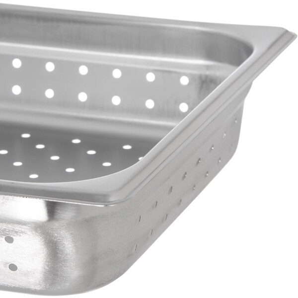 Carlisle Foodservice DuraPan, Hlf Sz, Prf Stm Tbl Pan, 2.5", PK6 - 607122P