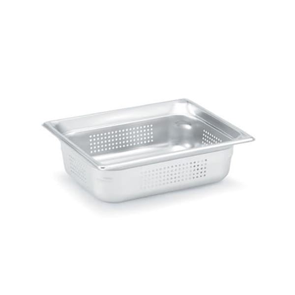 Vollrath 1/2 Size 6 in Super Pan 3 Perforated Steam Table Pan - 90263