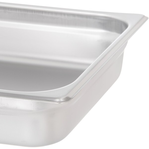 Carlisle Foodservice Half Lt ga., SS Steam Table Pan, 2.5", PK6 - 607122