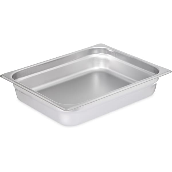 Carlisle Foodservice Half Lt ga., SS Steam Table Pan, 2.5", PK6 - 607122