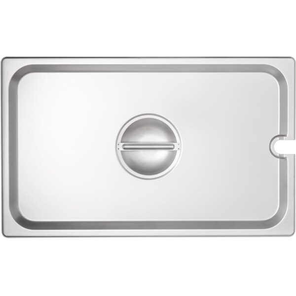 Carlisle Foodservice DuraPan, Full, SS, Slotted Hndld Cover, PK6 - 607000CS