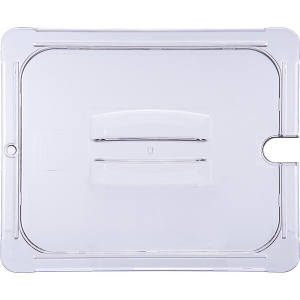 Carlisle Foodservice Univ Hndl Notchd Lid, 1/2 Food Pan, Cl, PK6 - 10231U07