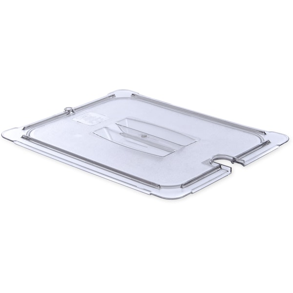 Carlisle Foodservice Univ Hndl Notchd Lid, 1/2 Food Pan, Cl, PK6 - 10231U07