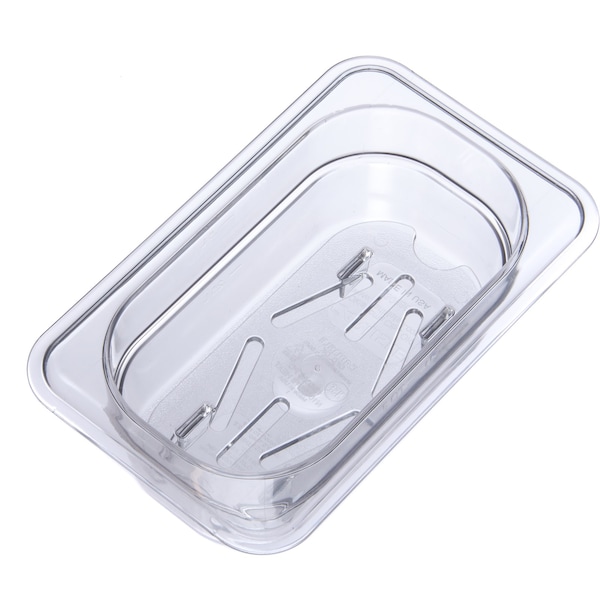 Carlisle Foodservice Drain Grate, Food Pan PC, 1/9, Clr, PK6 - 1033507