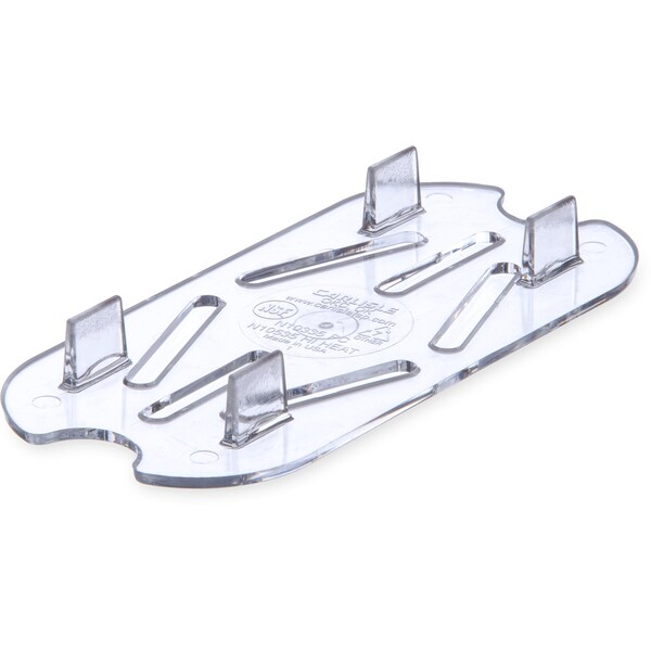 Carlisle Foodservice Drain Grate, Food Pan PC, 1/9, Clr, PK6 - 1033507