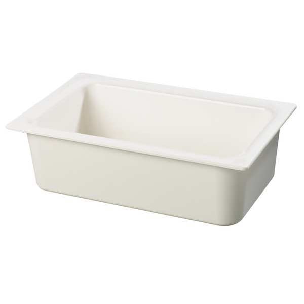 Carlisle Foodservice Full Size Food Pan, 15 Qt Cap, White - CM110002