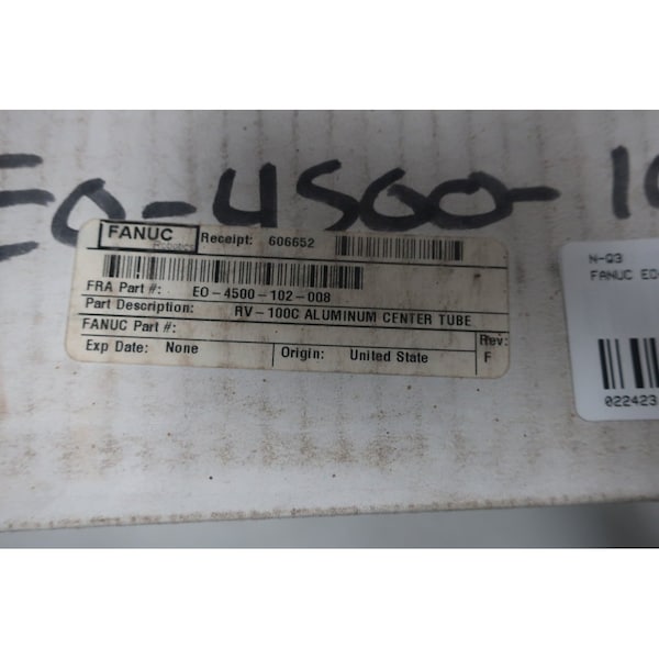 Piezas y accesorios para robot de tubo central de aluminio Fanuc Rv-100C - EO-4500-102-008