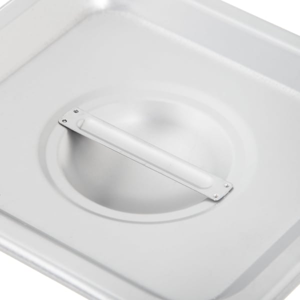 Carlisle Foodservice DuraPan, 1/6, SS, Steam Tbl Pan Cover, PK6 - 607160C