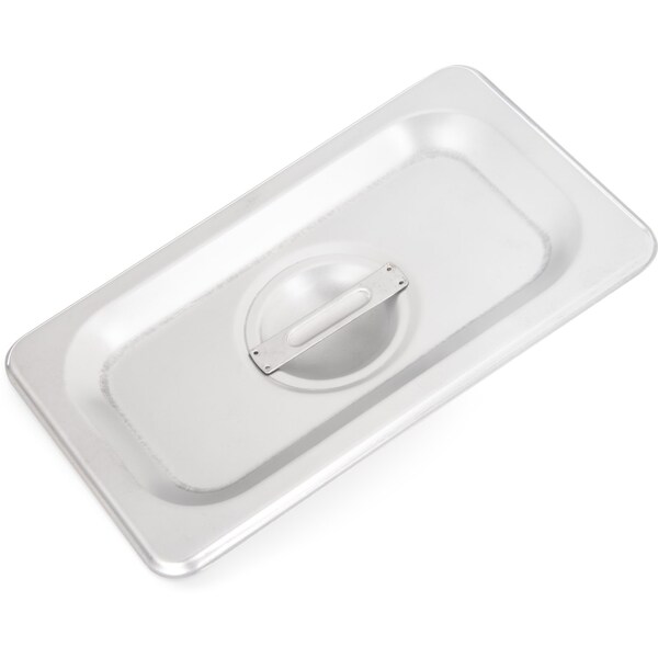 Carlisle Foodservice DuraPan, 1/9, SS, Steam Tbl Pan Cover, PK6 - 607190C
