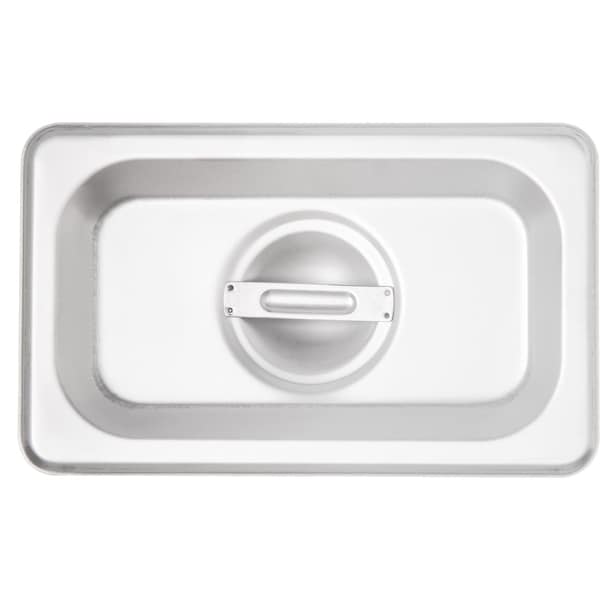 Carlisle Foodservice DuraPan, 1/9, SS, Steam Tbl Pan Cover, PK6 - 607190C