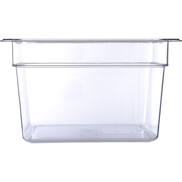 Carlisle Foodservice Half Food Pan PC, 8" D, Clr, PK6 - 10223B07