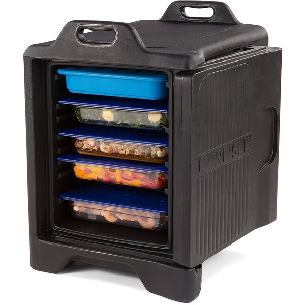 Carlisle Foodservice Slide N Seal End Loader, 5 Pan Cap., Blk - XT3000R03