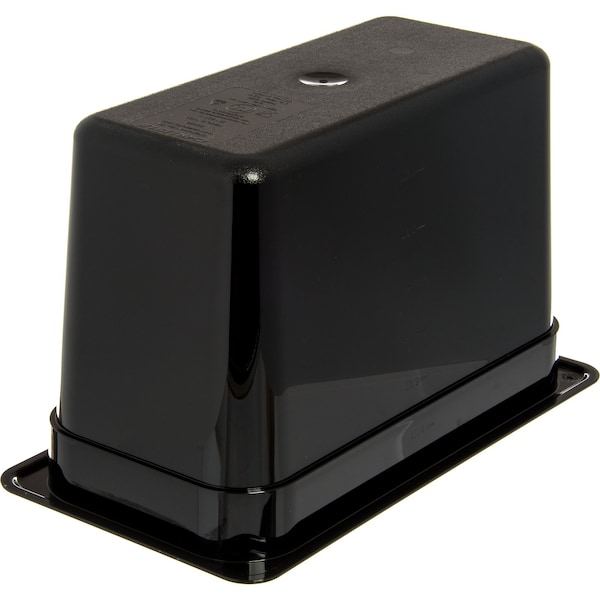 Carlisle Foodservice Food Pan PC, 8", DP, 1/3, Blk, PK6 - 3066903