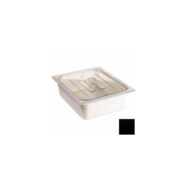 Cambro Cambro - Camwear Food Pan Cover, 1/3 Size, With Handle, Polycarbonate, Black, NSF - 30CWCH110