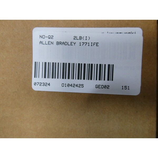 Allen Bradley SCIENTIFIC COLUMBUS CT510PAN7 - 1771-IFE