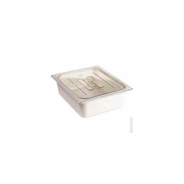 Cambro Cambro - Camwear Food Pan Cover, 1/3 Size, With Handle, Polycarbonate, Clear, NSF - 30CWCH135