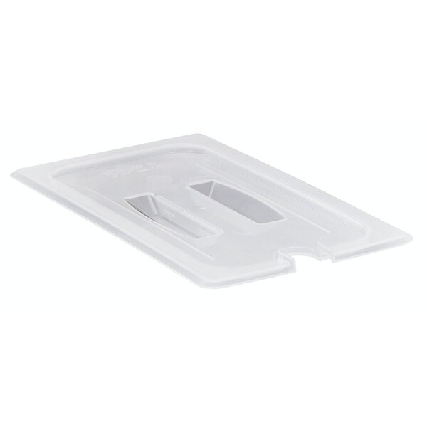 Cambro Cambro - Food Pan Cover, 1/3 Size, Notched, With Handle, Translucent Polypropylene, NSF - 30PPCHN190
