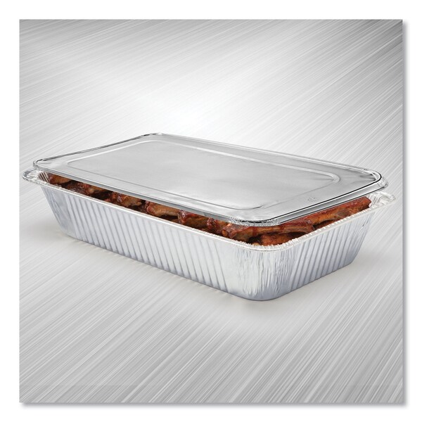 Hfa Full Steam Table Pan Lid, Full Curl, 12.87 x 0, 62 x 20.81, 50PK - 2050-45-50FC