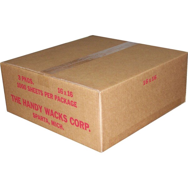 Handy Wacks Handy Wacks 16"x16" Deli Flat, PK3000 - F-16