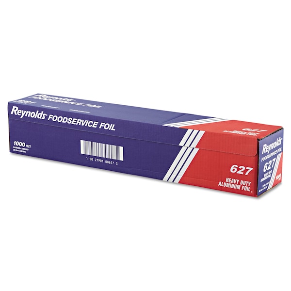 Reynolds HEAVY DUTY ALUMINUM FOIL ROLL, 24" X 1,000 FT, SIL 627 - 627