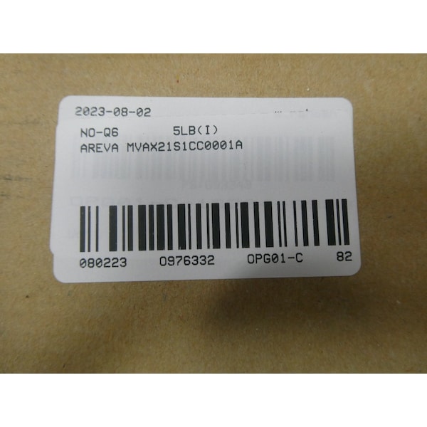 Módulo de relé de supervisión Areva SUPERVISION 24-27V-DC - MVAX21S1CC0001A