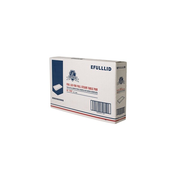 Empress Foil Lid for Full SteamTable Pan 20.63 in. x 12.76 in. x .28 in., 50PK - EFULLLID
