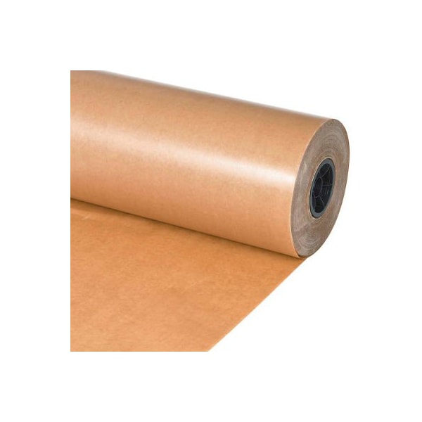 The Packaging Wholesalers Waxed Paper, 24"W x 1500'L, Kraft, 1 Roll - PWP2430