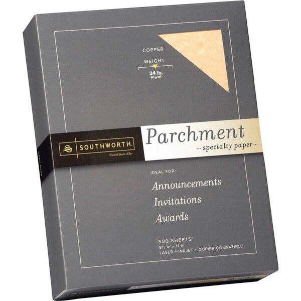 Southworth Paper, Parchment, 24 lb, Copper Pk - SOU894C