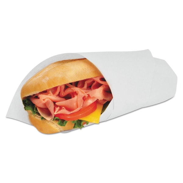Bagcraft Interfolded Dry Wax Deli Paper, 18 x 14, White, 10000PK - P247018