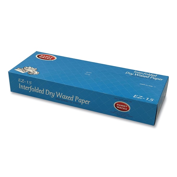 Handy Wacks Interfolded Dry Waxed Paper Deli Sheets, 10.75 x 15, 6000PK - EZ15