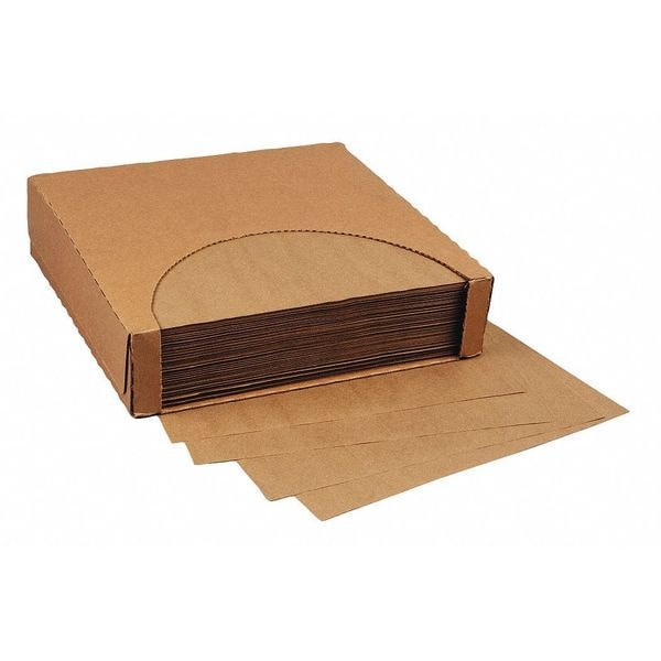Value Brand Dry Waxed Food Sheets, Natural Kraft, 15 x 15", PK1000 - F-4087