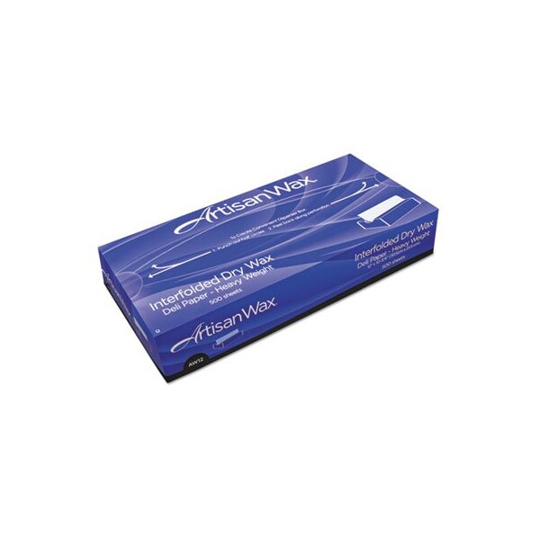 Bagcraft Dry Wax Paper, 8 X 10 3/4, White, 12 Box/carton, 12PK - 012008