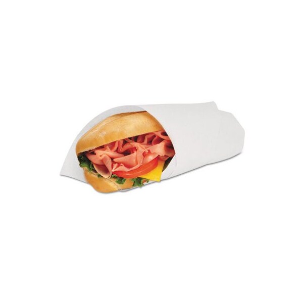 Bagcraft Marcal, Deli Wrap Dry Waxed Paper Flat Sheets, 12 X 12, White, 5000PK - 8222