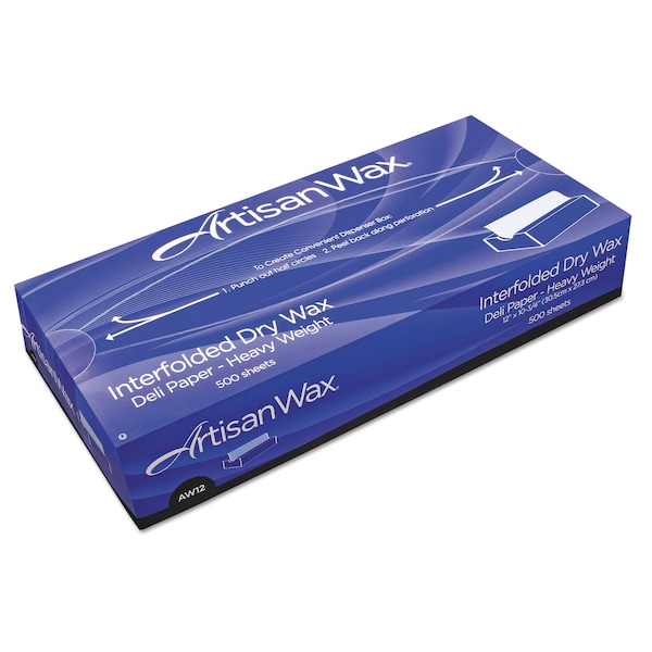 Bagcraft Dry Wax Paper, 8 x 10 3/4, White, PK6000 PK - P012008