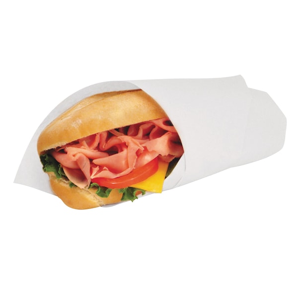 Marcal Deli Wrap Dry Waxed Paper Flat Sheets, 12 x 12, White, PK5000 - MCD 8222