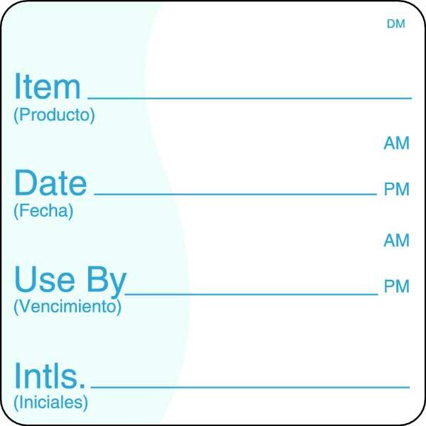 Daymark Shelf Life Label, 2 In. H, 2 In. W, PK250 - 112438